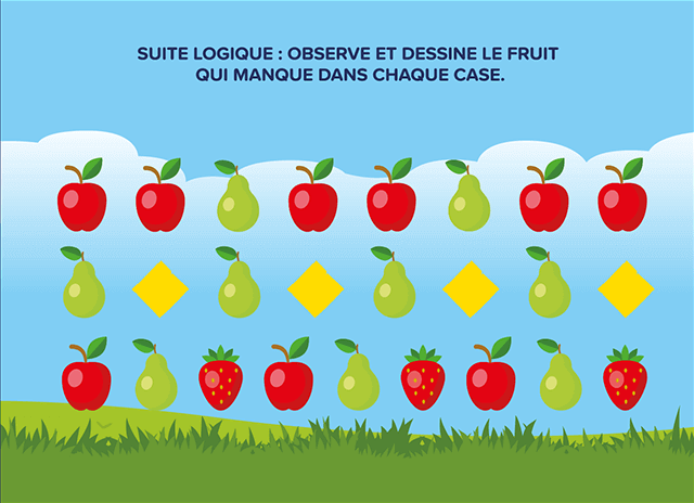 Solution du jeu « La suite logique »