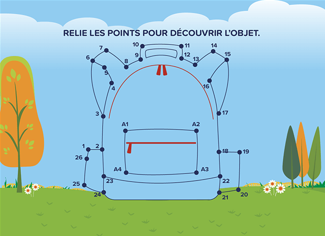 Solution du jeu « Relie les points »